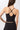 Mandala Fitness Top Schwarz Rückseite - Cropped Pilates Top