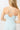 Mandala Fitness Top Hellblau Rückseite - Cropped Pilates Top