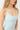 Mandala Fitness Top Hellblau Detail - Cropped Pilates Top