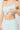 Mandala Fitness Top Hellblau Detail - Cropped Pilates Top