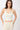 Mandala Fitness Top Weiß Front - Cropped Pilates Top