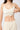 Mandala Fitness Top Weiß Detail - Cropped Pilates Top