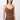 Mandala Fitness Top Braun Front - Cropped Pilates Top