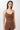 Mandala Fitness Top Braun Front - Cropped Pilates Top