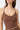 Mandala Fitness Top Braun Detail - Cropped Pilates Top