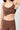Mandala Fitness Top Braun Detail - Cropped Pilates Top
