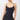 Mandala Fitness Top Dunkelblau Front - Cropped Pilates Top