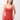 Mandala Red Front Fitness Top - Cropped Pilates Top