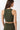 Mandala Green Sports Top (Back View) - Athleisure Top