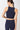 Mandala Sport Top Dunkelblau Rückseite - Athleisure Top