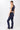 Mandala Sport Top Dunkelblau Outfit Seite - Athleisure Top