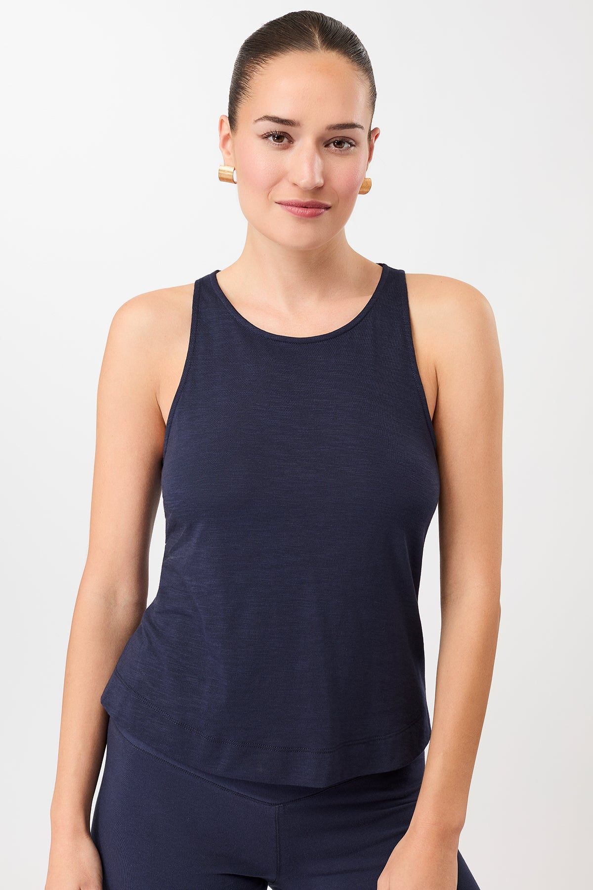 Mandala Fitness Top Blau Front - Mirage Top