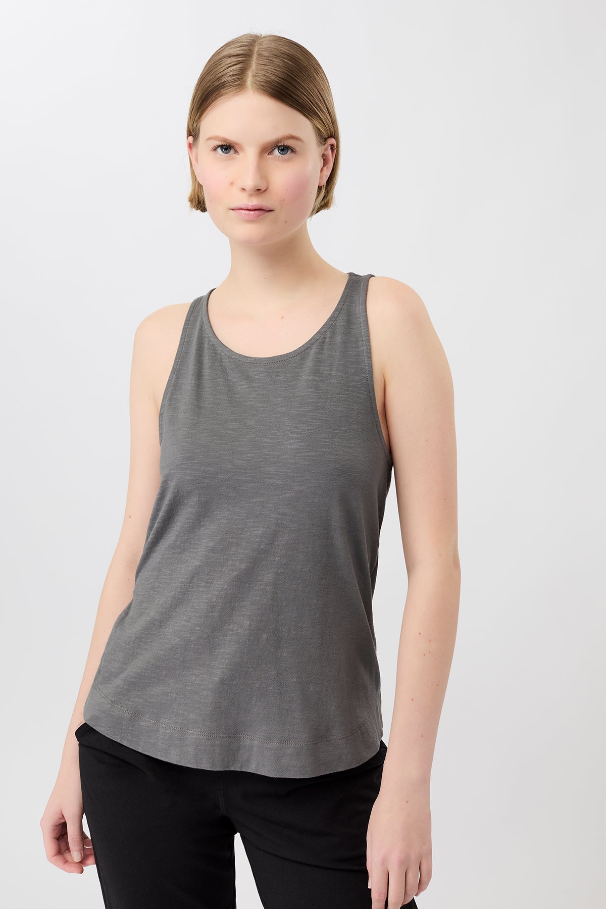 Mandala Fitness Top Grau Front - Mirage Top