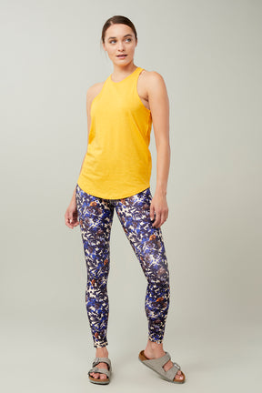 Mandala Yoga Top Gelb Outfit Front - Gym Top
