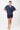 Mandala Sport Pant Blau Outfit Front - Biker Shorts