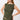 Mandala Sports Top, Green, Front-Side Button Top