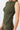 Mandala Sports Top, Green, Detail - Side-Button Top