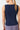 Mandala Sport Top Blue Back - Side Button Top