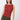 Mandala Sport Top Red Front - Side Button Top