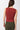 Mandala Red Sports Top (Back) - Side-Button Top