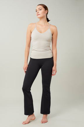 Mandala Yoga Top Beige Outfit Front - New Cable Top