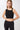 Mandala Black Sports Top (Front) - Serenity Top
