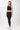 Mandala Sports Top, Black, Front View - Serenity Top