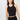 Mandala Fitness Top Schwarz Front - Cross Top