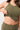 Mandala Fitness Top Grün Detail Support Bra - Cross Top