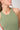 Mandala Fitness Top Grün Detail - Cross Top
