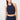 Mandala Fitness Top Blau Front - Cross Top