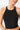 Mandala Fitness Top Schwarz Detail - Cross Top