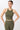 Mandala Fitness Top Grün Front - Cross Top