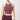 Mandala Fitness Top Lila Front - Cross Top