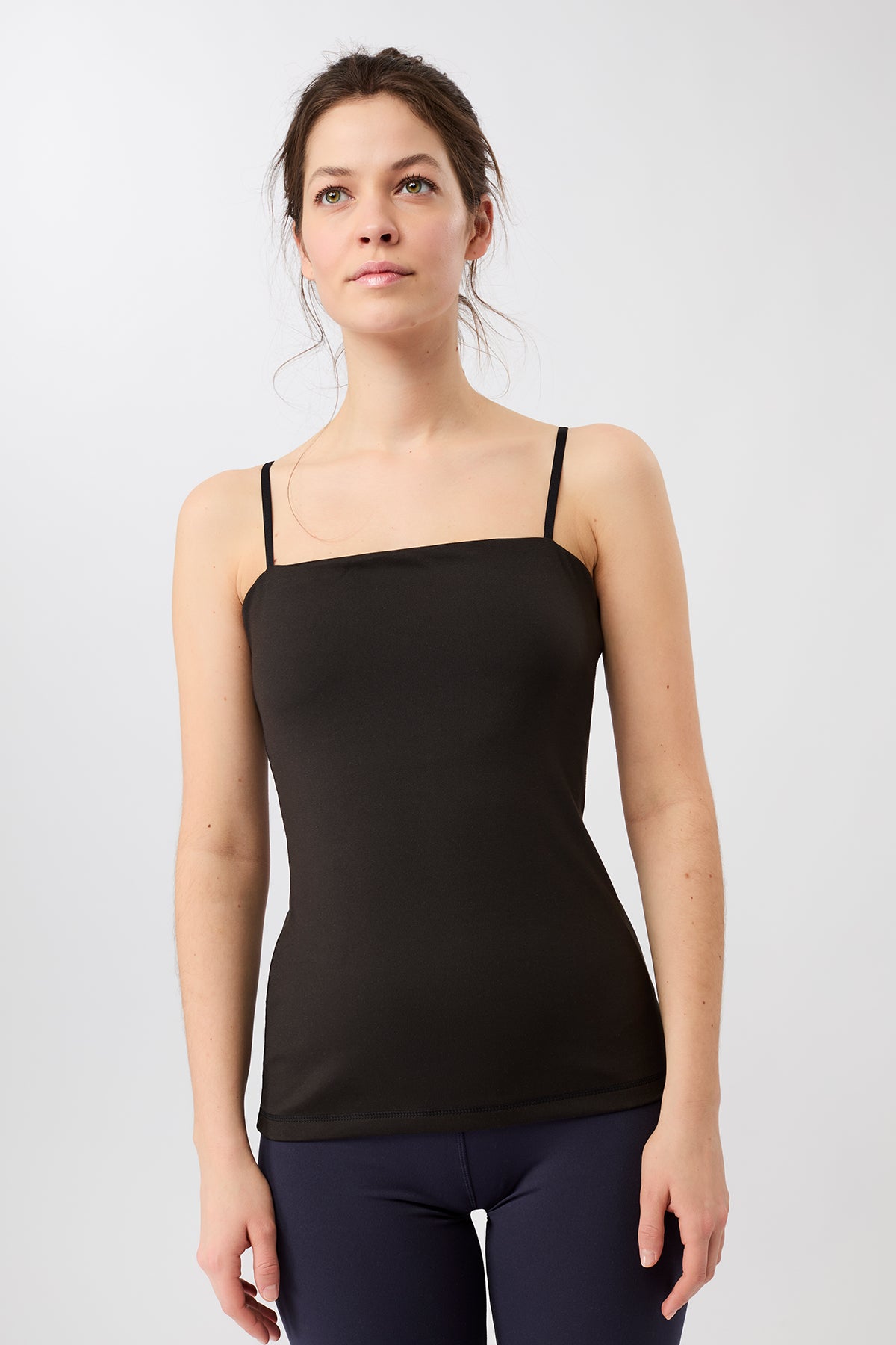 Mandala Fitness Top Schwarz Front - Active Tank