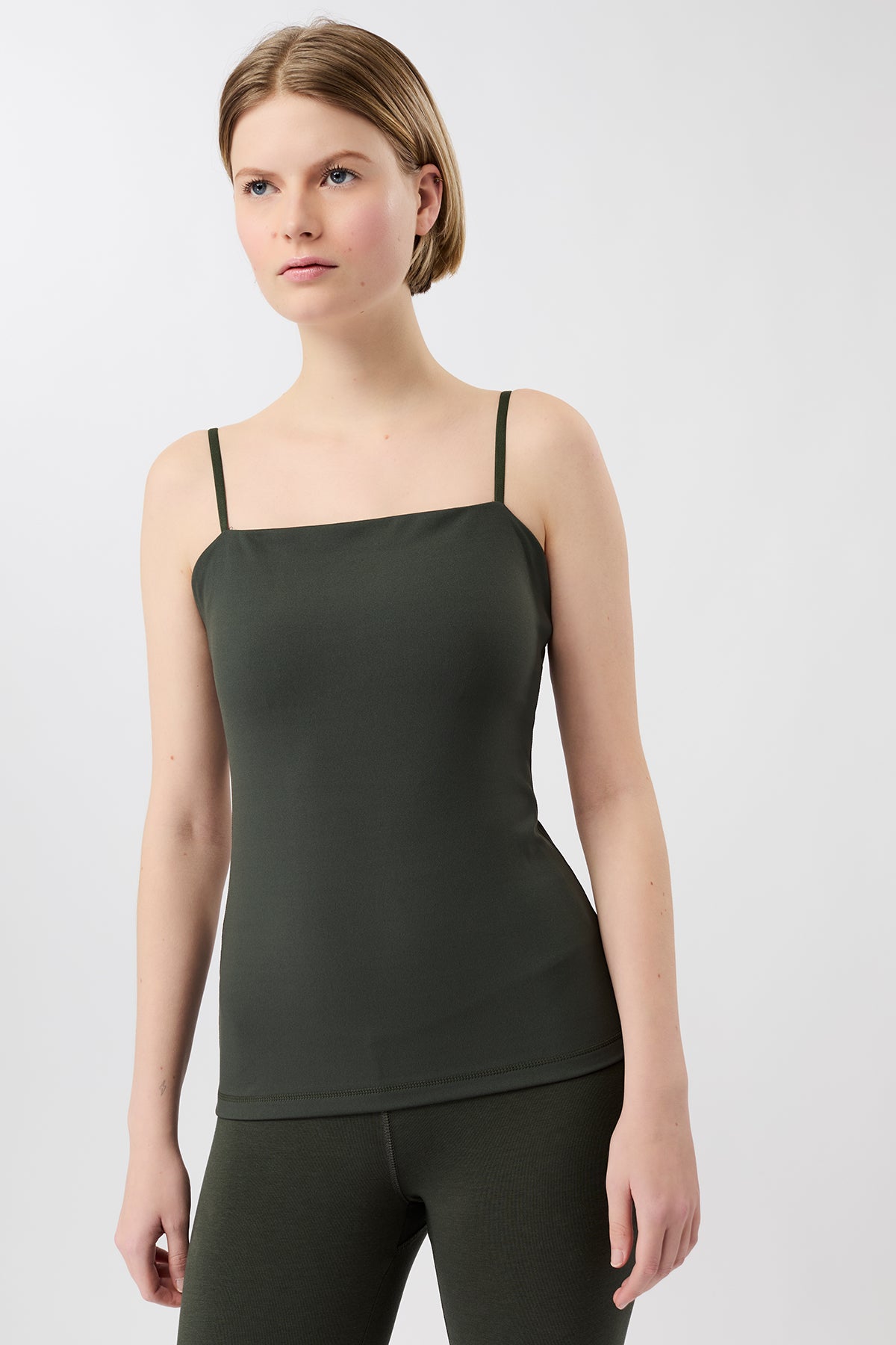 Mandala Fitness Top Grün Front - Active Tank