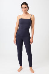 Mandala Active Legging Blau Outfit Front - Limitless Legging