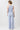 Mandala Fitness Top Blau Outfit Rücksansicht - Cropped Ruffled Top
