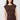 Mandala Active Top Braun Front - Side Ruffled Top