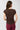 Mandala Active Top Braun Rückseite - Side Ruffled Top