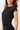 Mandala Active Top Schwarz Detail - Side Ruffled Top