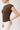 Mandala Active Top Braun Seite - Side Ruffled Top