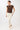 Mandala Active Top Braun Outfit Front - Side Ruffled Top