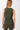 Mandala Active Green Back Top - Side Ruffled Rib Top