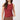 Mandala Active Red Front-Side Ruffled Rib Top