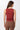Mandala Active Top, Red Back - Side Ruffled Rib Top