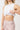 Mandala Active Top Weiß Detail - Side Ruffled Rib Top