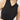 Mandala Active Top Schwarz Front - Cropped V-Neck