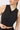 Mandala Active Top Schwarz Front - Cropped V-Neck