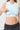 Mandala Active Top Light Blue Detail - Cropped V-Neck